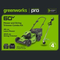 60V 46cm Lawnmower Bundle Kit