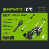 60V 51cm Self-Propelled Lawnmower Ultimate Start Up Kit